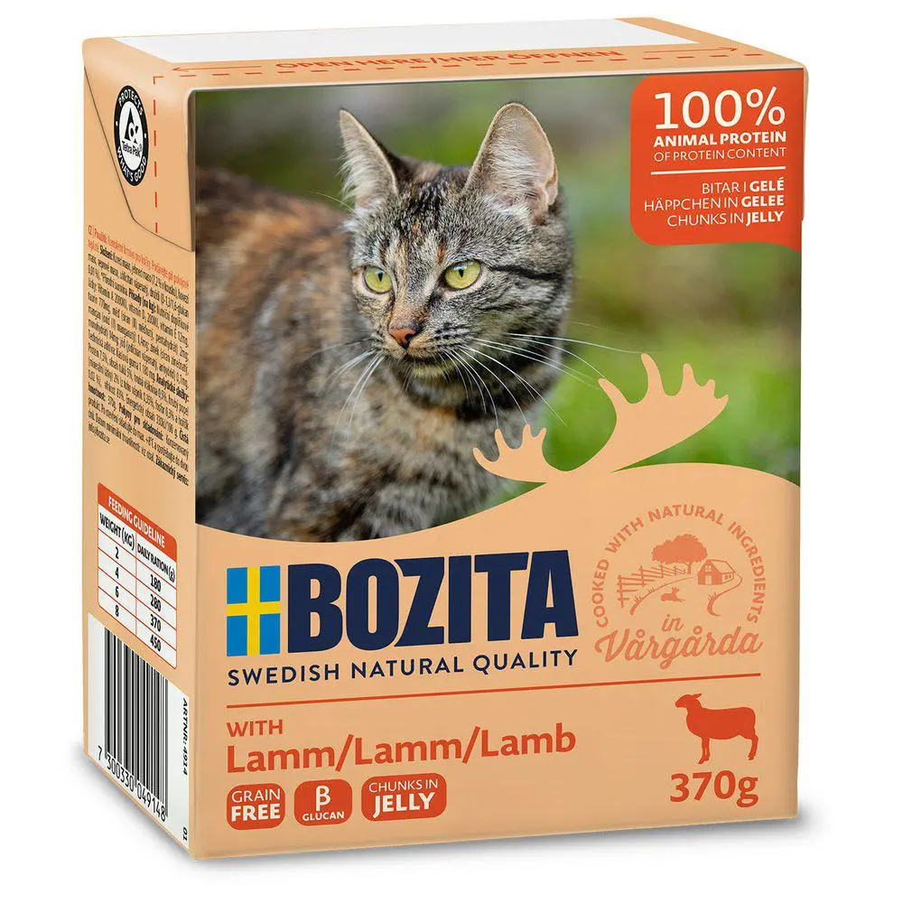 Bozita Kattefoder Bidder i Gele med Lam 370 gram